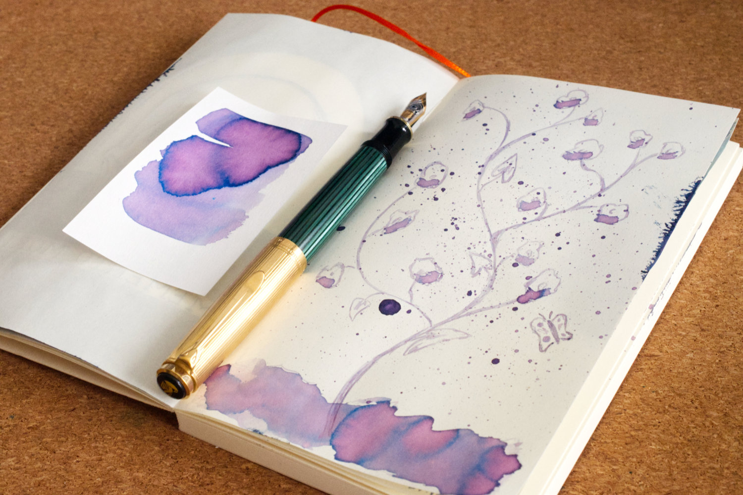 Pennonia Orgona (60 ml bottled ink, purple) - Image 2