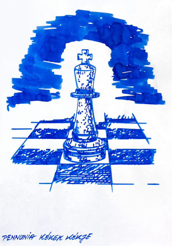 Pennonia Kékek Kékje (60 ml bottled ink, blue) - Image 2