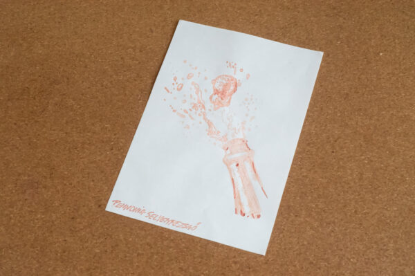 Pennonia Selyempezsgő (60 ml bottled ink, pink) - Image 5