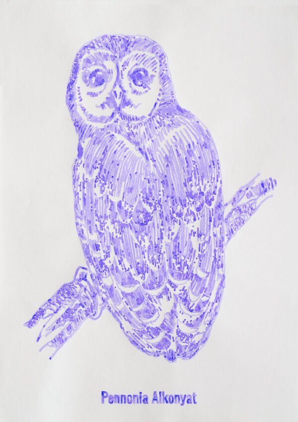 Pennonia Alkonyat (60 ml bottled ink, purple) - Image 2