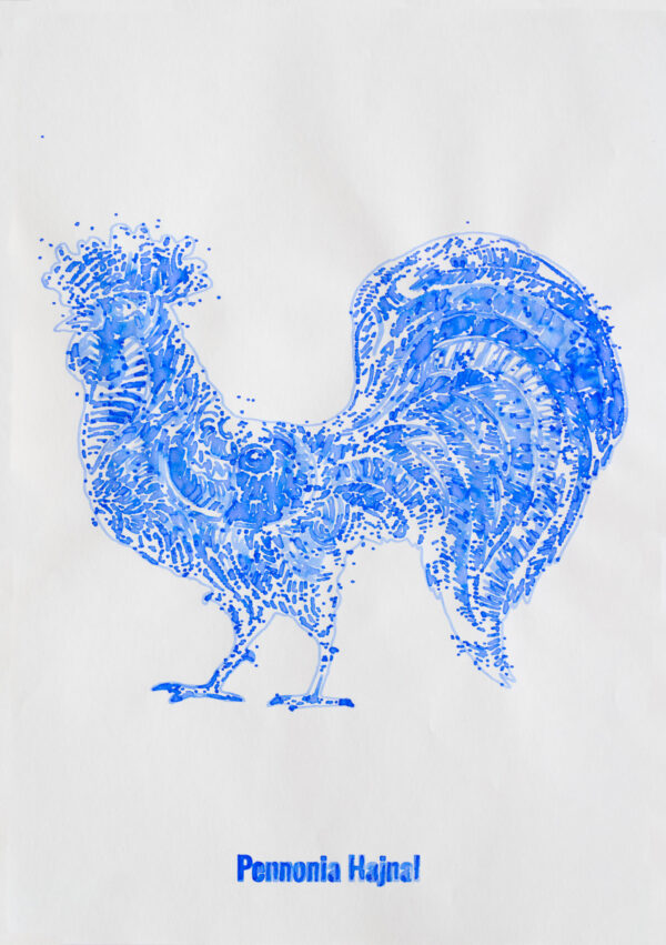 Pennonia Hajnal (60 ml bottled ink, blue) - Image 2