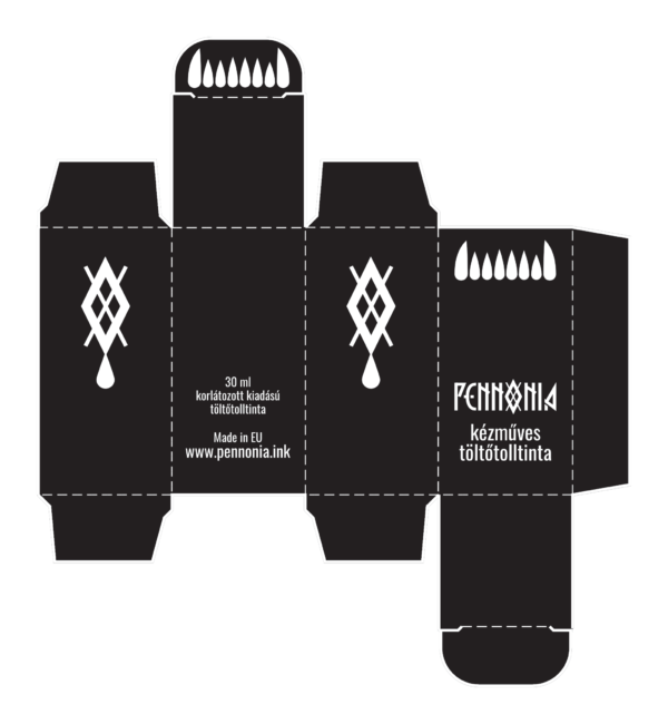 Pennonia Strigoi Limited Edition 2022 (30 ml bottled ink, black) - Image 4