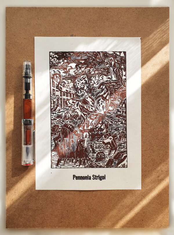 Pennonia Strigoi Limited Edition 2022 (30 ml bottled ink, black) - Image 6